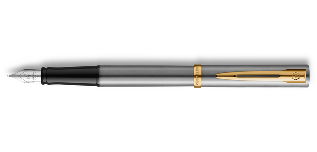 Stylo plume Waterman Allure Impression Stainless Steel GT Medium