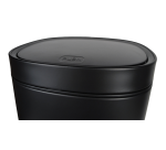 DESQ Touch Trash Can 50L Black Stainless Steel