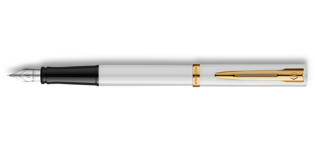 Vulpen Waterman Allure Impression white GT medium