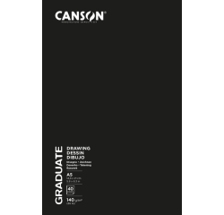 Canson Graduate Skizzenbuch A5 20 Blatt 140g weiß