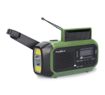 Radio d'urgence Nedis DAB+ FM panneau solaire