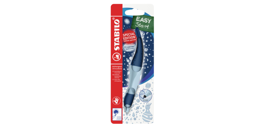 Rollerpen STABILO Easyoriginal rechtshandig 3D DreamWorld medium blauw