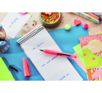 Stylo plume STABILO EasyBuddy Medium rose néon blister 1 pièce