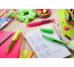 Vulpen STABILO Easybuddy medium neon geel blister à 1 stuk