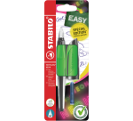 Stylo plume STABILO EasyBuddy Medium vert néon blister 1 pièce