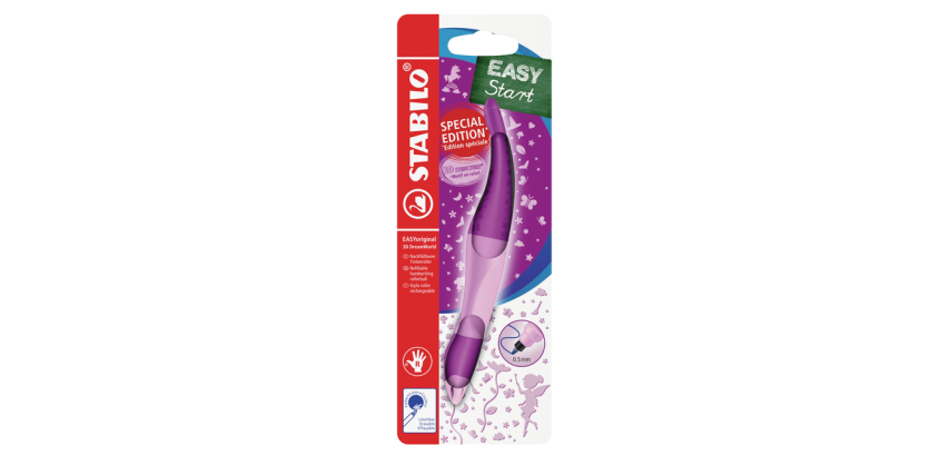 Rollerpen STABILO Easyoriginal rechtshandig 3D DreamWorld medium roze