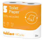 Papier toilette Satino MT1 HiCycle 067810 2 épaisseurs 4x 200 feuilles blanc