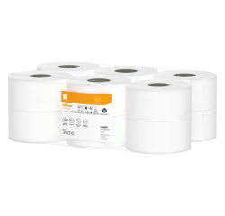 Papier toilette Satino JT1 HiCycle 319310 2 épaisseurs 12x 180m blanc
