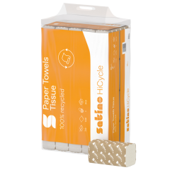 Essuie-mains Satino PT3 HiCycle 278720 2 épaisseurs Pli-V 240x230mm blanc 20x 200 feuilles