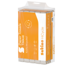 Essuie-mains Satino PT3 HiCycle 278720 2 épaisseurs Pli-V 240x230mm blanc 20x 200 feuilles