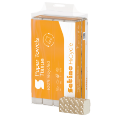 Satino PT2 HiCycle 278550 Papierhandtücher 2-lagig Z-Falz 206x240mm weiß 25x 150 Blatt