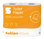 Papier toilette Satino MT1 HiCycle 067890 2 épaisseurs 4x 200 feuilles blanc