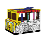 Kartonnen Speelbus Bankers Box Play inkleurbaar