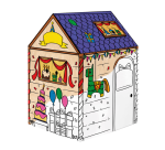 Kartonnen speelhuis XL Verjaardag Bankers Box Play inkleurbaar