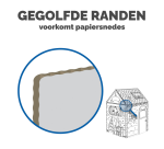 Kartonnen speelhuis XL Verjaardag Bankers Box Play inkleurbaar