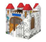 Chateau en carton XL Bankers Box Play à colorier