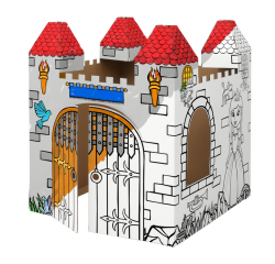 Chateau en carton XL Bankers Box Play à colorier