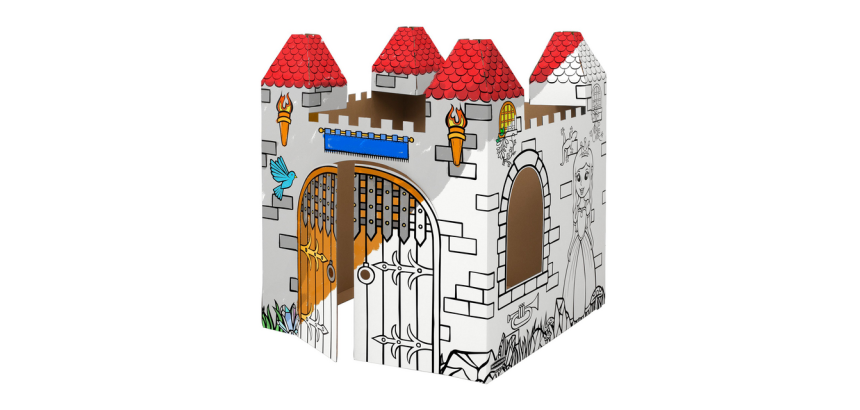 Chateau en carton XL Bankers Box Play à colorier