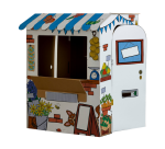 Stand de marché en carton XL Bankers Box Play à colorier