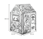 Maisonnette en carton XL Licorne Bankers Box Play à colorier