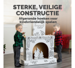 Cheminée en carton XL Bankers Box Play à colorier