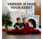 Cheminée en carton XL Bankers Box Play à colorier