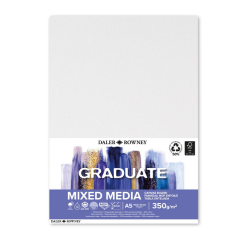 Canvasboard Daler-Rowney Graduate mixed media A5 wit