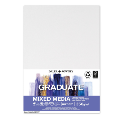 Canvasboard Daler-Rowney Graduate mixed media A4 wit
