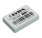 Gomme LYRA India Rubber blanche boîte 40 pièces