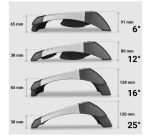 Repose-pieds Desq 4 positions noir