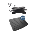 Black adjustable footrest Desq