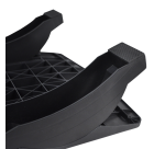 Black adjustable footrest Desq
