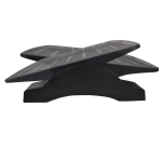 Black adjustable footrest Desq