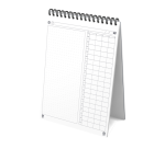 Bloc-notes Task Manager journalier A5 70 feuilles bleu
