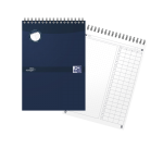 Bloc-notes Task Manager journalier A5 70 feuilles bleu