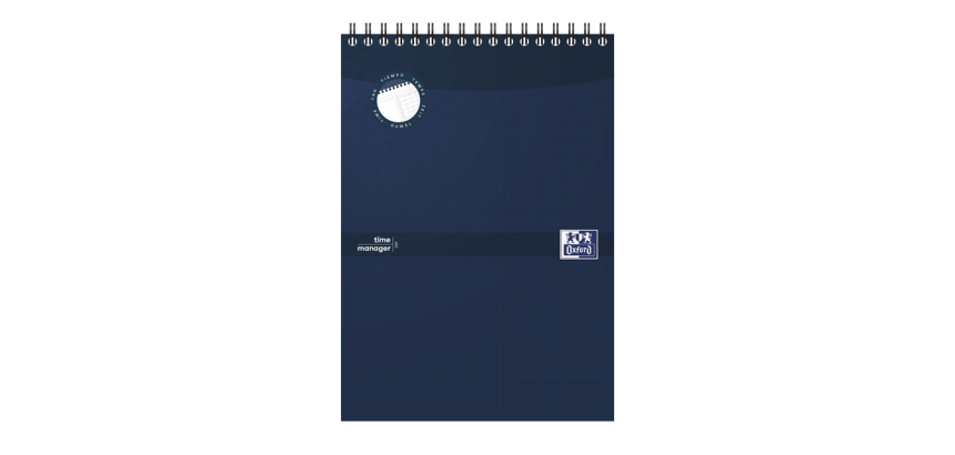 Bloc-notes Task Manager journalier A5 70 feuilles bleu