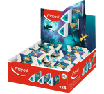 Maped Dragon Eraser Display 24 Assorted Colors
