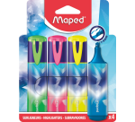 Surligneur Maped Arctic Vibes lot 4 couleurs