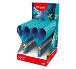 Schaar Maped Dragon 13cm display à 24 stuks blauw