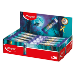 Maped Dragon Eraser Display 20 Blue Colors