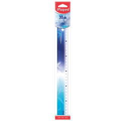 Règle Maped Arctic Vibes 30cm bleu
