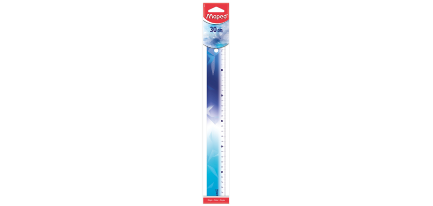 Règle Maped Arctic Vibes 30cm bleu