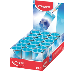 Taille-crayon Maped Arctic Vibes 1 trou présentoir 18 pièces bleu