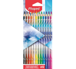 Crayon de couleur Maped Arctic Vibes lot 12 couleurs