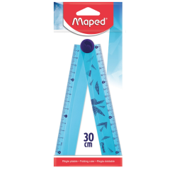 Maped Arctic Vibes 30cm folding ruler blue