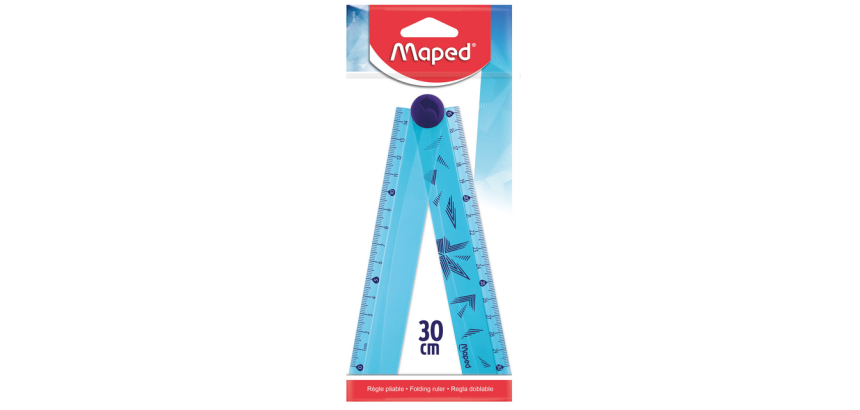 Maped Arctic Vibes 30cm folding ruler blue