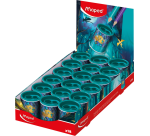 Taille-crayon Maped Dragon 2 trous présentoir 18 pièces bleu