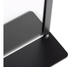 Kaarthouder Europel metaal met acryl bord A4 zwart