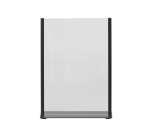 Kaarthouder Europel metaal met acryl bord A4 zwart