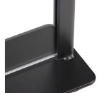 Kaarthouder Europel metaal met acryl bord A5 zwart